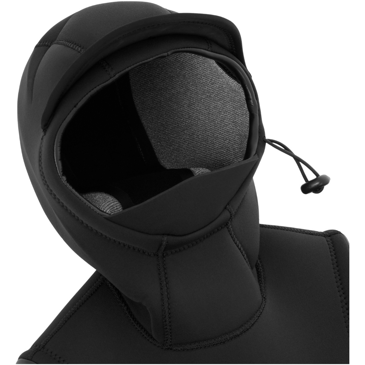 2025 Nyord Womens Solu Yulex 6/5/4mm Hooded Chest Zip Wetsuit SOLW654HD001 - Black